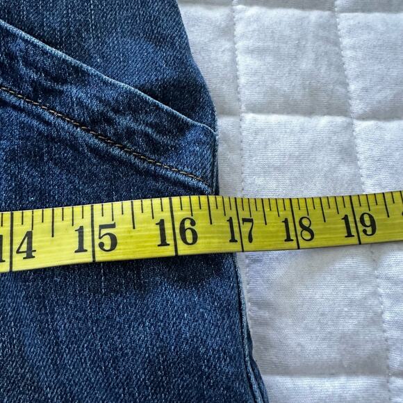 BASH Womens Jumpsuit Denim Dark Wash Belted Bohemian Casual Straight Leg 34 US 2 - Picture 11 of 14